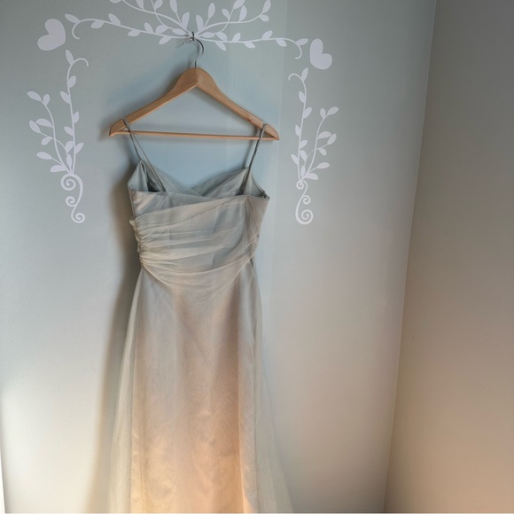 Silver Watters & Watters Prom Dress in size US M - Picture 4 of 9